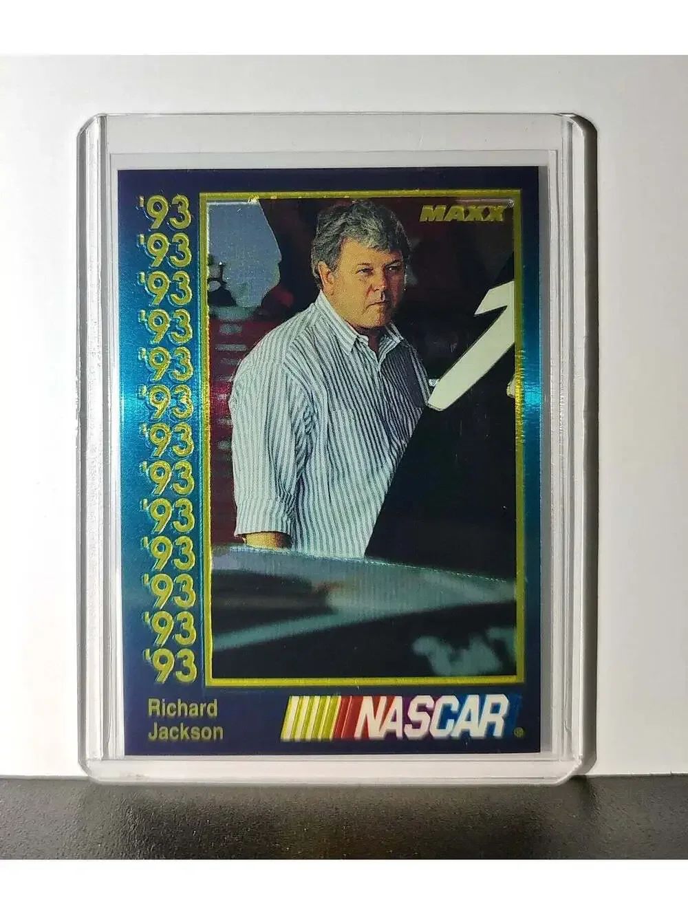 Richard Jackson 1993 Maxx Premier Plus Racing #112 NASCAR Precision Products